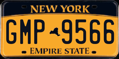 NY license plate GMP9566