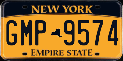 NY license plate GMP9574