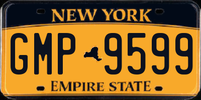 NY license plate GMP9599