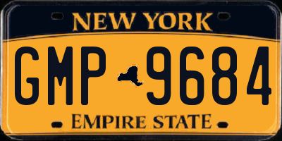 NY license plate GMP9684
