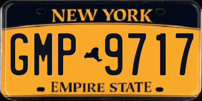 NY license plate GMP9717