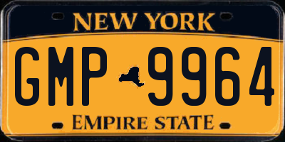 NY license plate GMP9964