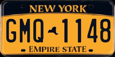 NY license plate GMQ1148