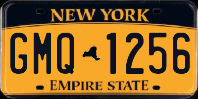 NY license plate GMQ1256