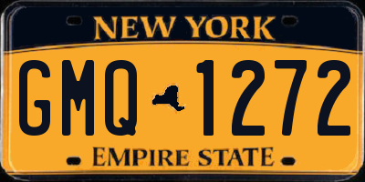 NY license plate GMQ1272