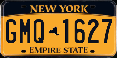 NY license plate GMQ1627