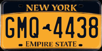 NY license plate GMQ4438