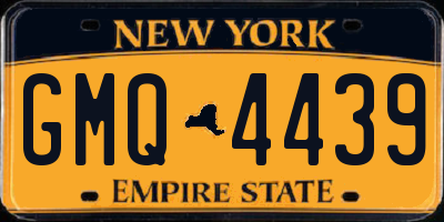 NY license plate GMQ4439