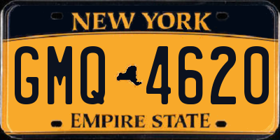 NY license plate GMQ4620
