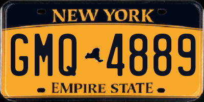 NY license plate GMQ4889
