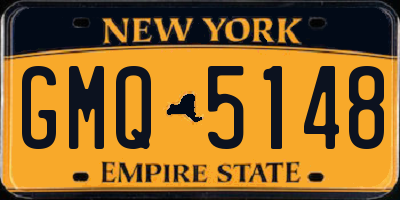 NY license plate GMQ5148