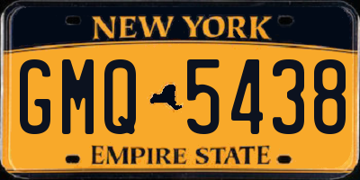 NY license plate GMQ5438