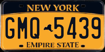 NY license plate GMQ5439