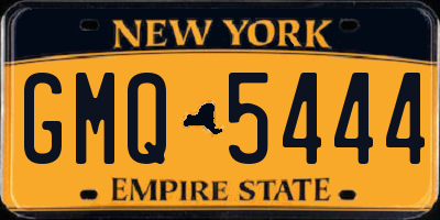 NY license plate GMQ5444