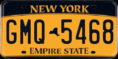 NY license plate GMQ5468
