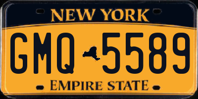 NY license plate GMQ5589