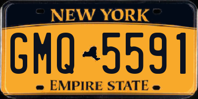 NY license plate GMQ5591