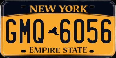 NY license plate GMQ6056