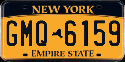 NY license plate GMQ6159