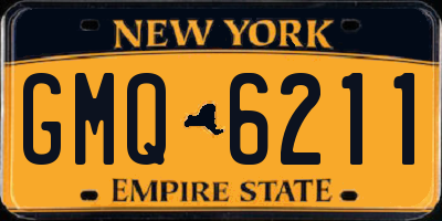 NY license plate GMQ6211