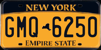 NY license plate GMQ6250