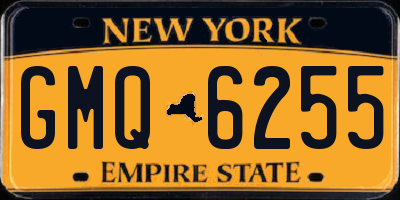 NY license plate GMQ6255