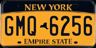 NY license plate GMQ6256