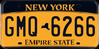 NY license plate GMQ6266