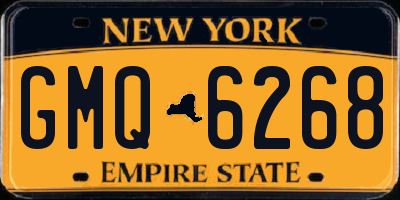 NY license plate GMQ6268