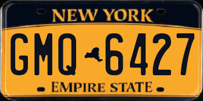 NY license plate GMQ6427