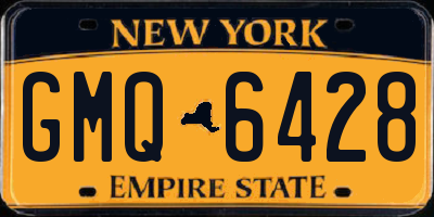 NY license plate GMQ6428