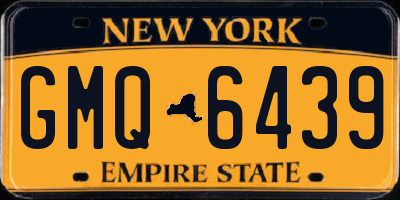 NY license plate GMQ6439