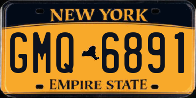 NY license plate GMQ6891