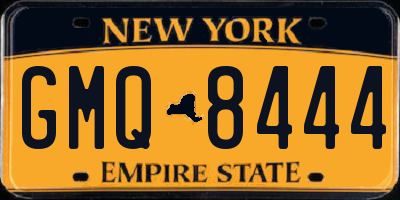 NY license plate GMQ8444