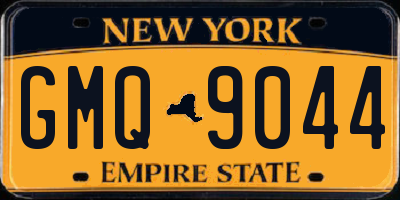 NY license plate GMQ9044