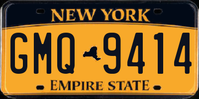 NY license plate GMQ9414