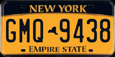 NY license plate GMQ9438