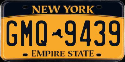 NY license plate GMQ9439
