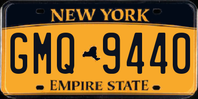 NY license plate GMQ9440