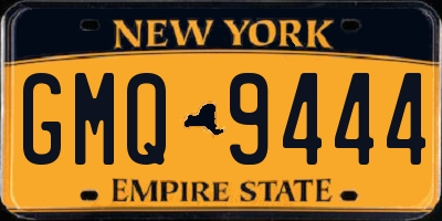 NY license plate GMQ9444