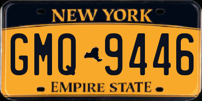NY license plate GMQ9446