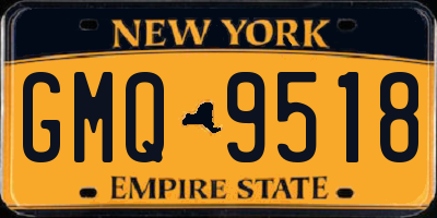 NY license plate GMQ9518
