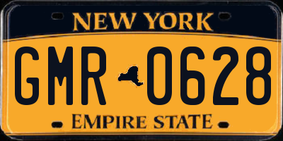 NY license plate GMR0628