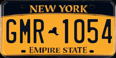 NY license plate GMR1054