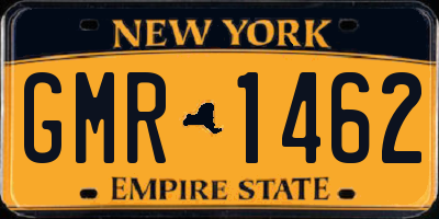 NY license plate GMR1462