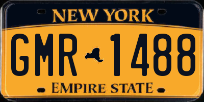 NY license plate GMR1488