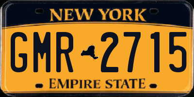 NY license plate GMR2715