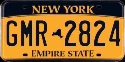 NY license plate GMR2824