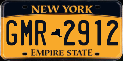 NY license plate GMR2912