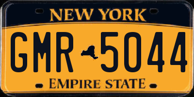NY license plate GMR5044